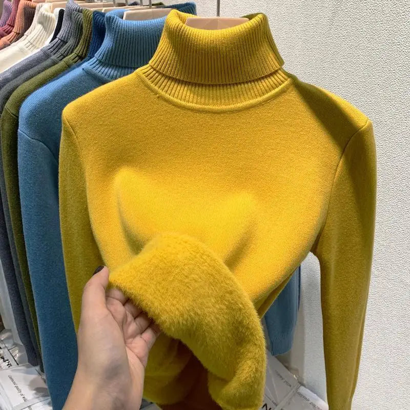 Dam Tunn Polotröja Vinter – Elegant Vardagsstil & Värmande Design