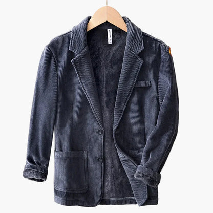 Herr Elegant Varm Höst/Vinter Kavaj – Klassisk Ledig Stil med Modern Touch