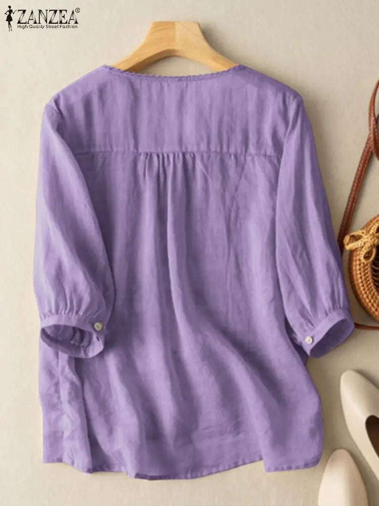 Jannicke-Somrig Elegant Blus för Kvinnor