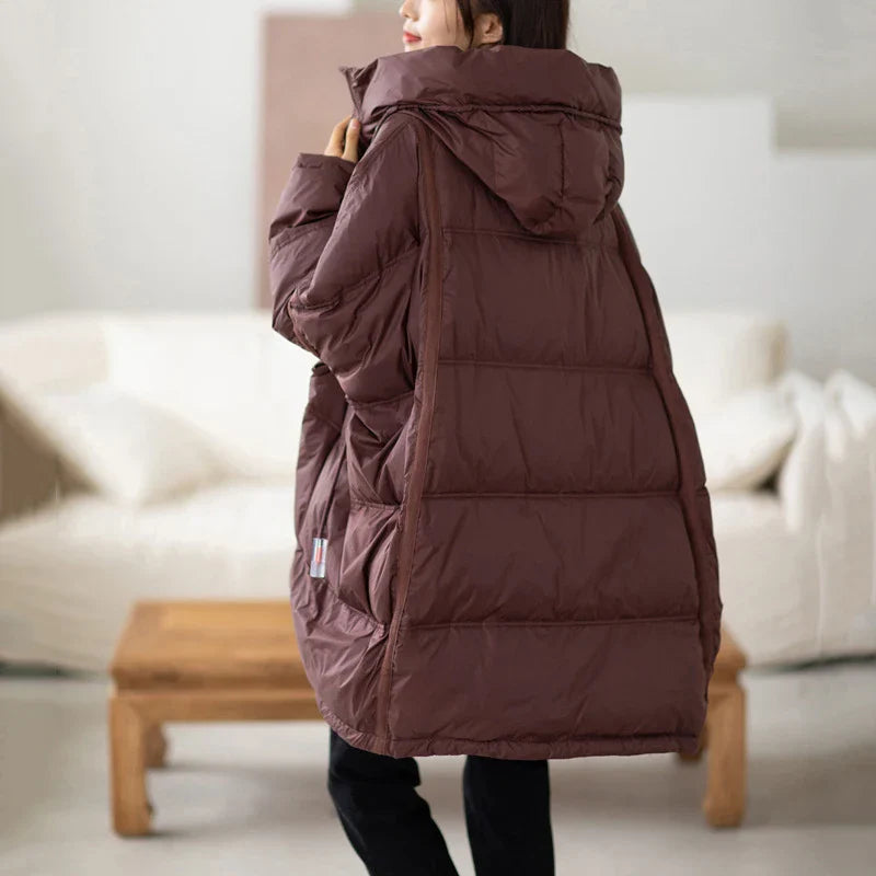 Femke-   Parka med huva för kvinnor
