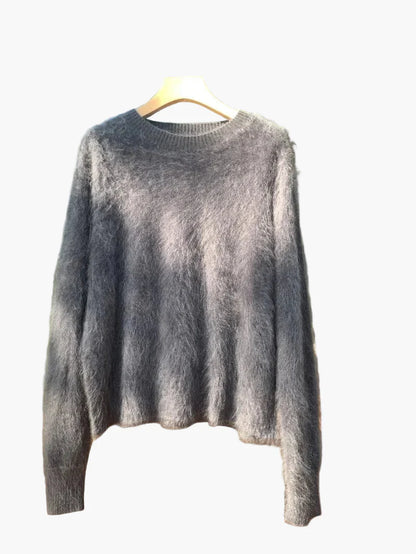 Damtröja Oversized Lös Stickad Tröja för Vardagsbruk och Mysiga Kvällar