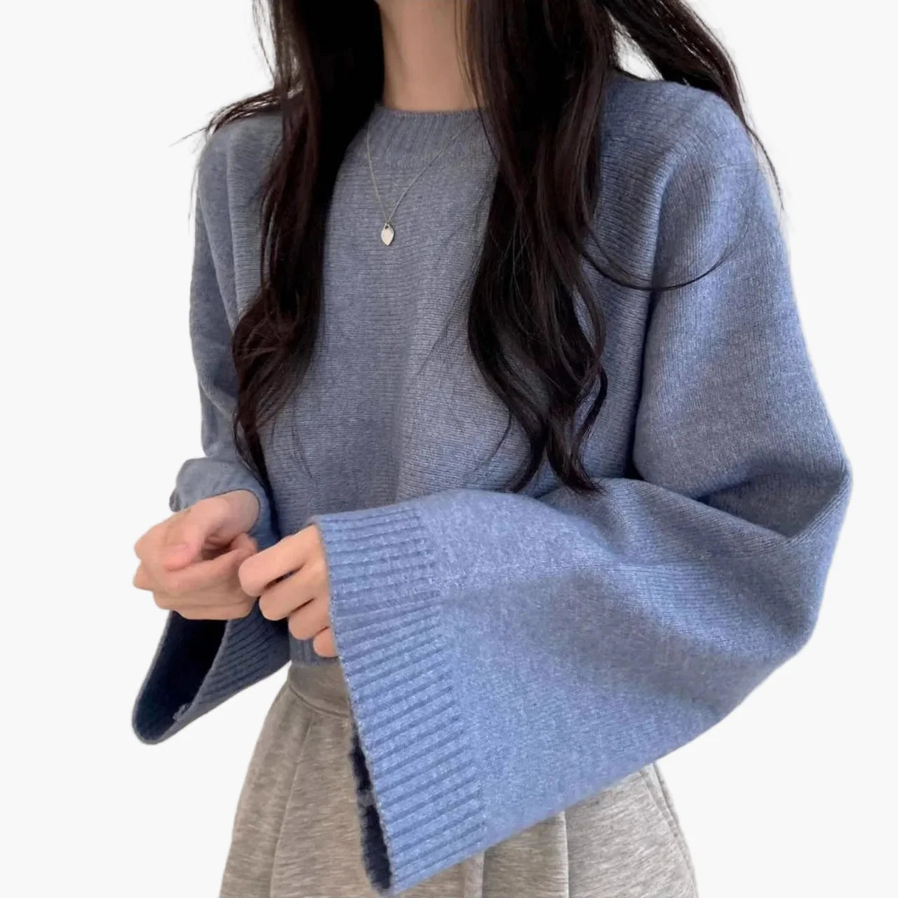 Damtröja med Lös Passform och Trendig Kort Modell – Perfekt för Vardagsbruk och Stilfulla Outfits