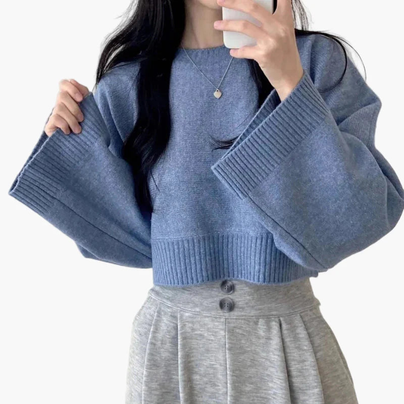 Damtröja med Lös Passform och Trendig Kort Modell – Perfekt för Vardagsbruk och Stilfulla Outfits