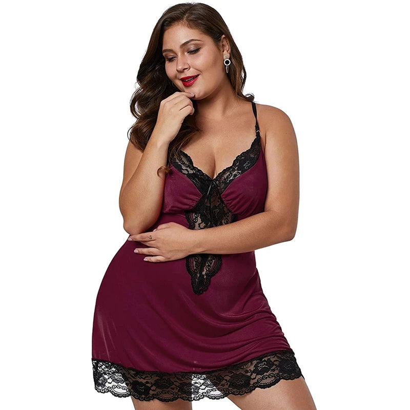 Ingrid - Spaghettiband Nattlinne för Kvinnor