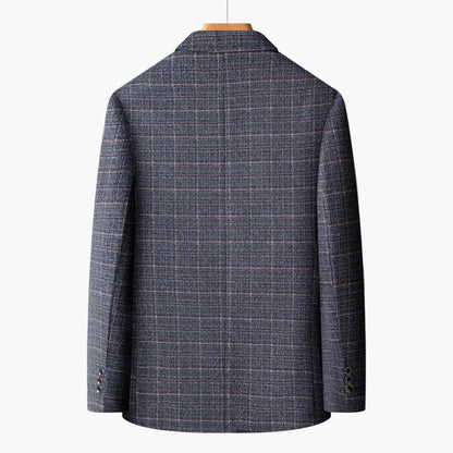 Herr Kavaj Modern Rutig Business & Casual Blazer för Kontor och Fest