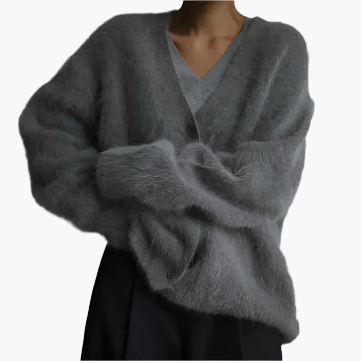 Damkofta i lyxig oversize stil för vardag och eleganta tillfällen