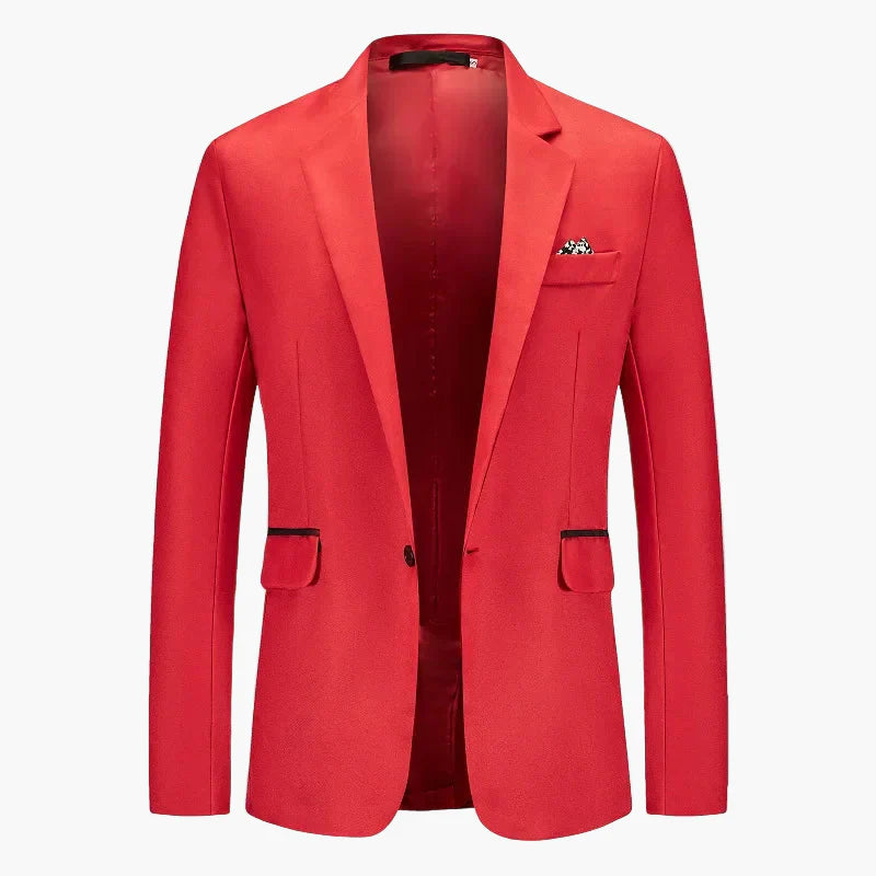 Herr Elegant Kavaj för Fest och Arbete – Slim Fit Blazer för Män