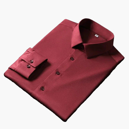 Herrskjorta Business Slim Fit – Elegant och Modern för Kontor och Fester