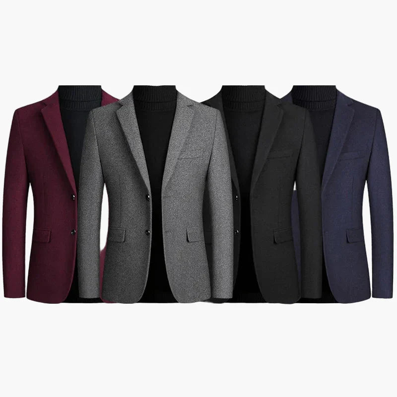 Herr Blazer Kavaj – Klassisk Affärs- och Feststil för Män