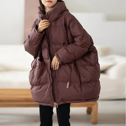 Femke-   Parka med huva för kvinnor