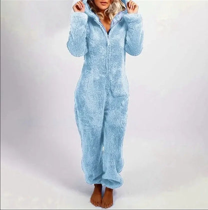 Charlotte – Mysig och Elegant Dam Hooded Onesie Pyjamas