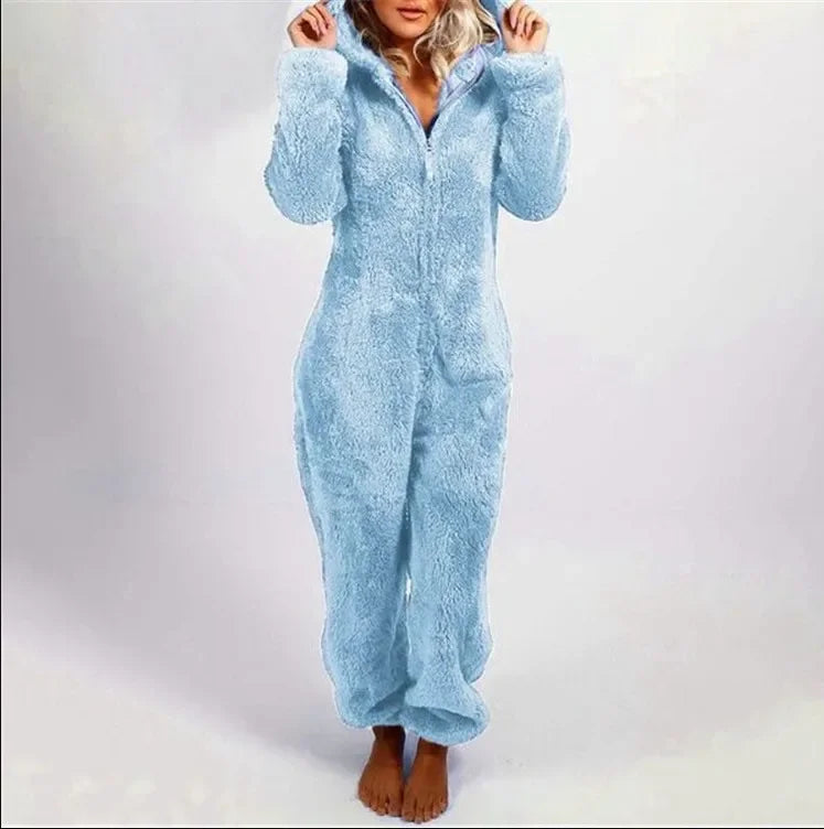 Brenda – Mysig och Elegant Huvtröja Onesie Pyjamas för Kvinnor