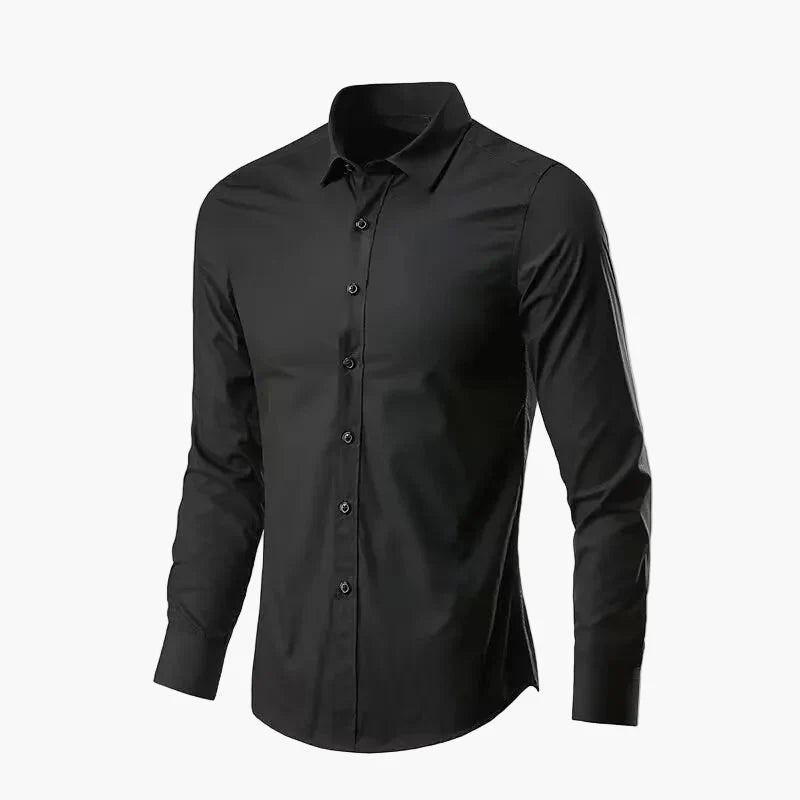 Herr Skjorta Slim Fit – Elegant och Mångsidig för Arbete och Fritid
