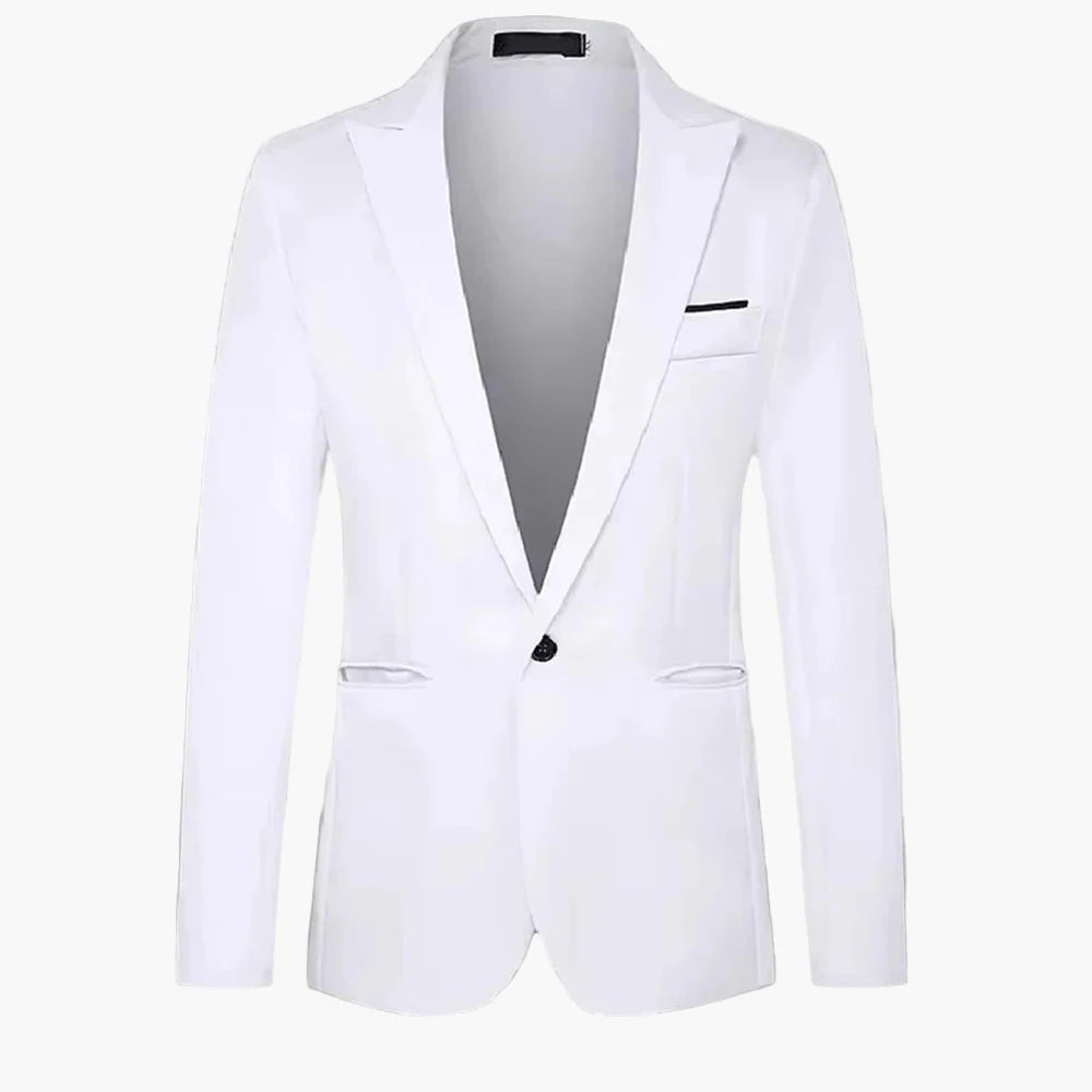 Herrkavaj Slim Fit Elegant Affärslook – Perfekt för Kontor och Fest