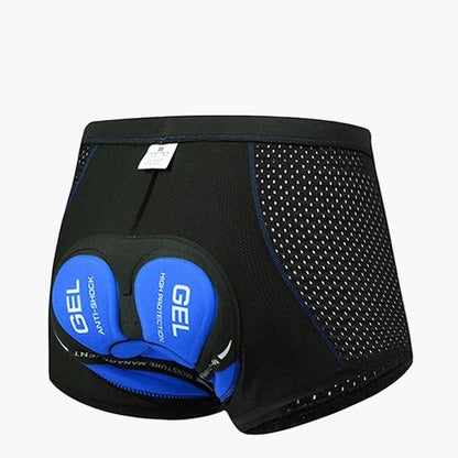 Herr cykelshorts med 5D gelpad för stötdämpning och komfort – Perfekt för mountainbike och landsvägscykling
