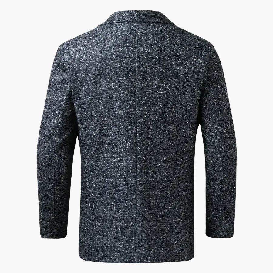Herr Elegant Kavaj – Modern Rutigt Mönster för Affärs- och Finsammankomster