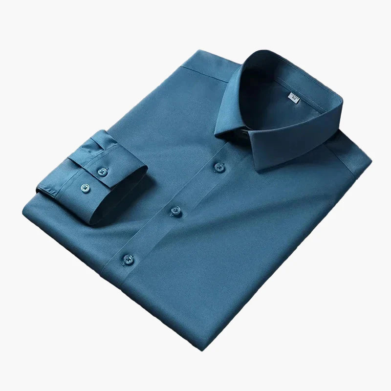 Herrskjorta Business Slim Fit – Elegant och Modern för Kontor och Fester
