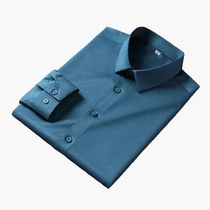 Herrskjorta Business Slim Fit – Elegant och Modern för Kontor och Fester