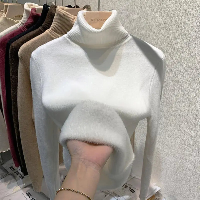 Dam Tunn Polotröja Vinter – Elegant Vardagsstil & Värmande Design