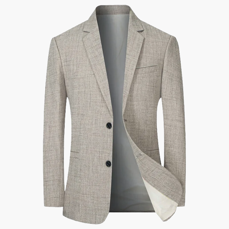 Herr Elegant Kavaj Blazer för Kontor och Fest – Modern Passform