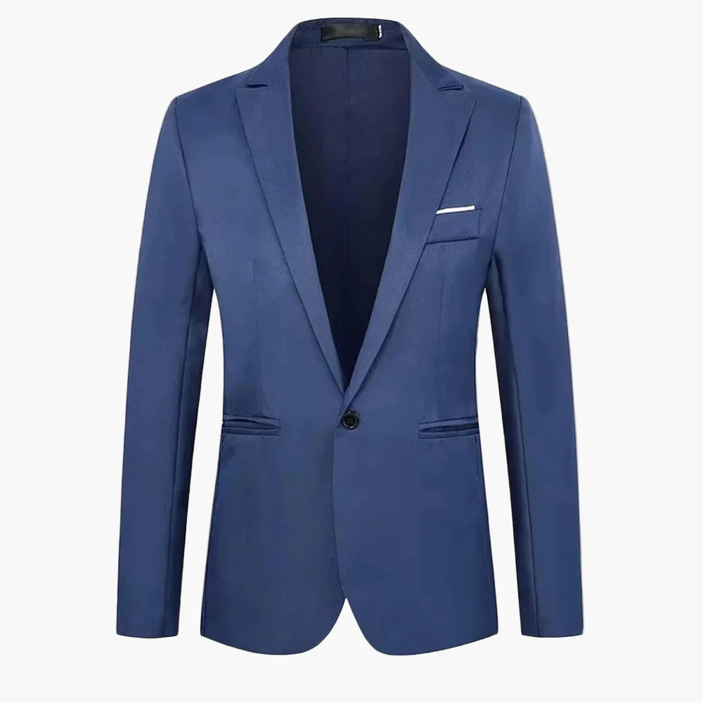 Herrkavaj Slim Fit Elegant Affärslook – Perfekt för Kontor och Fest