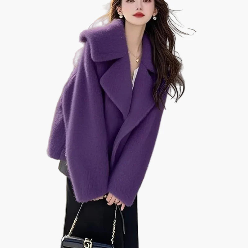 Dam Elegant Oversized Kappa För Vardagsbruk och Mode