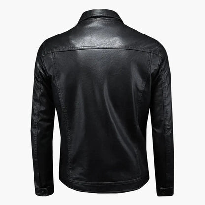 Herrjacka – Klassisk Moto-Stil för Modern och Självsäker Look