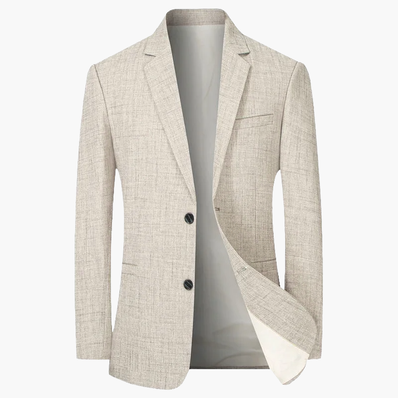 Herr Elegant Kavaj Blazer för Kontor och Fest – Modern Passform
