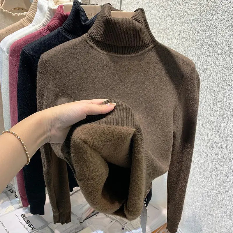 Dam Tunn Polotröja Vinter – Elegant Vardagsstil & Värmande Design