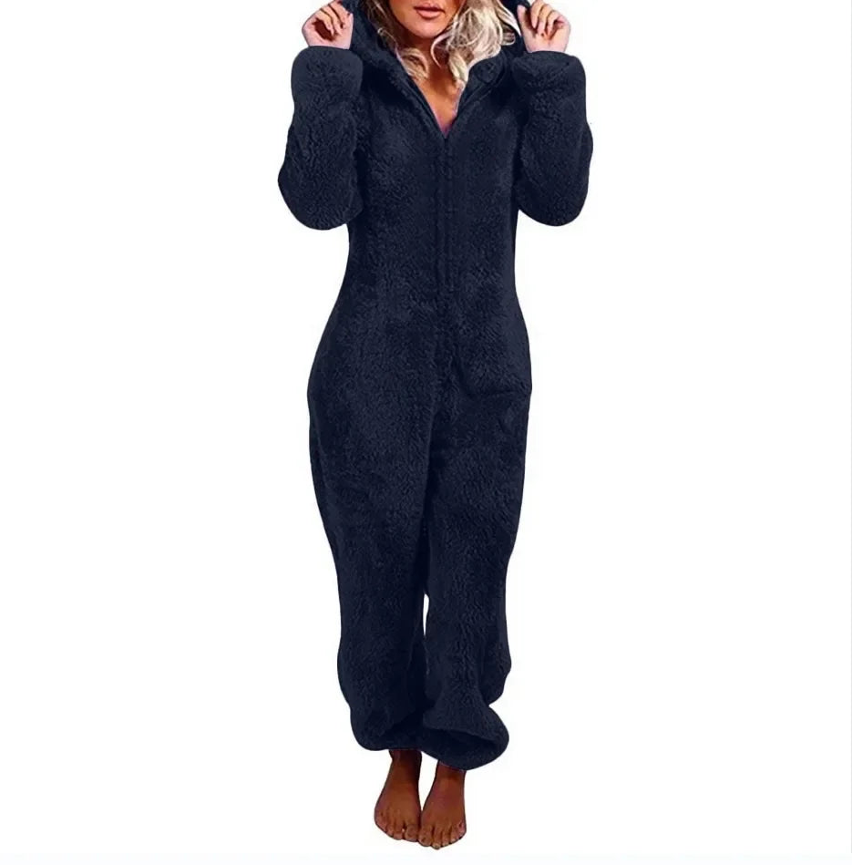 Brenda – Mysig och Elegant Huvtröja Onesie Pyjamas för Kvinnor