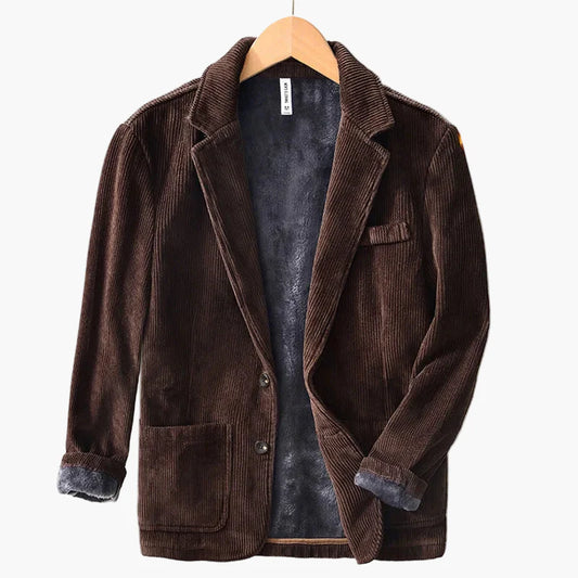 Herr Elegant Varm Höst/Vinter Kavaj – Klassisk Ledig Stil med Modern Touch