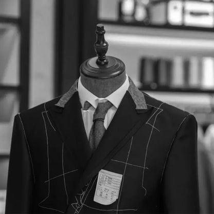 Herr Elegant Kavaj för Affärer och Formella Tillfällen – Klassisk Stil