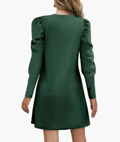 Dam Klänning Elegant Puffärm Party och Vardagsstil