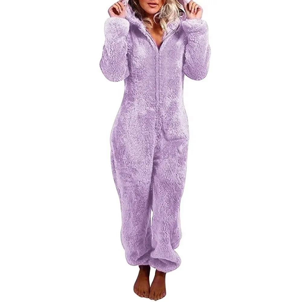 Brenda – Mysig och Elegant Huvtröja Onesie Pyjamas för Kvinnor