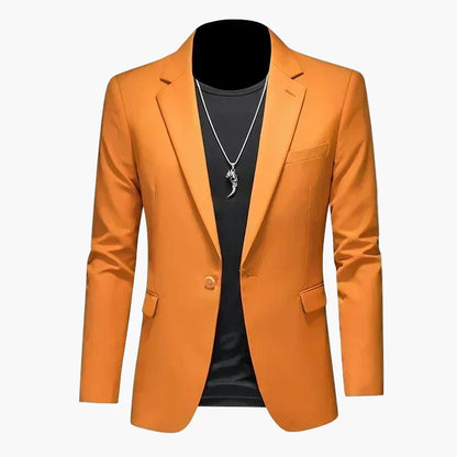 Herr Elegant Slim Fit Kavaj för Fest och Vardag – Modern Blazer