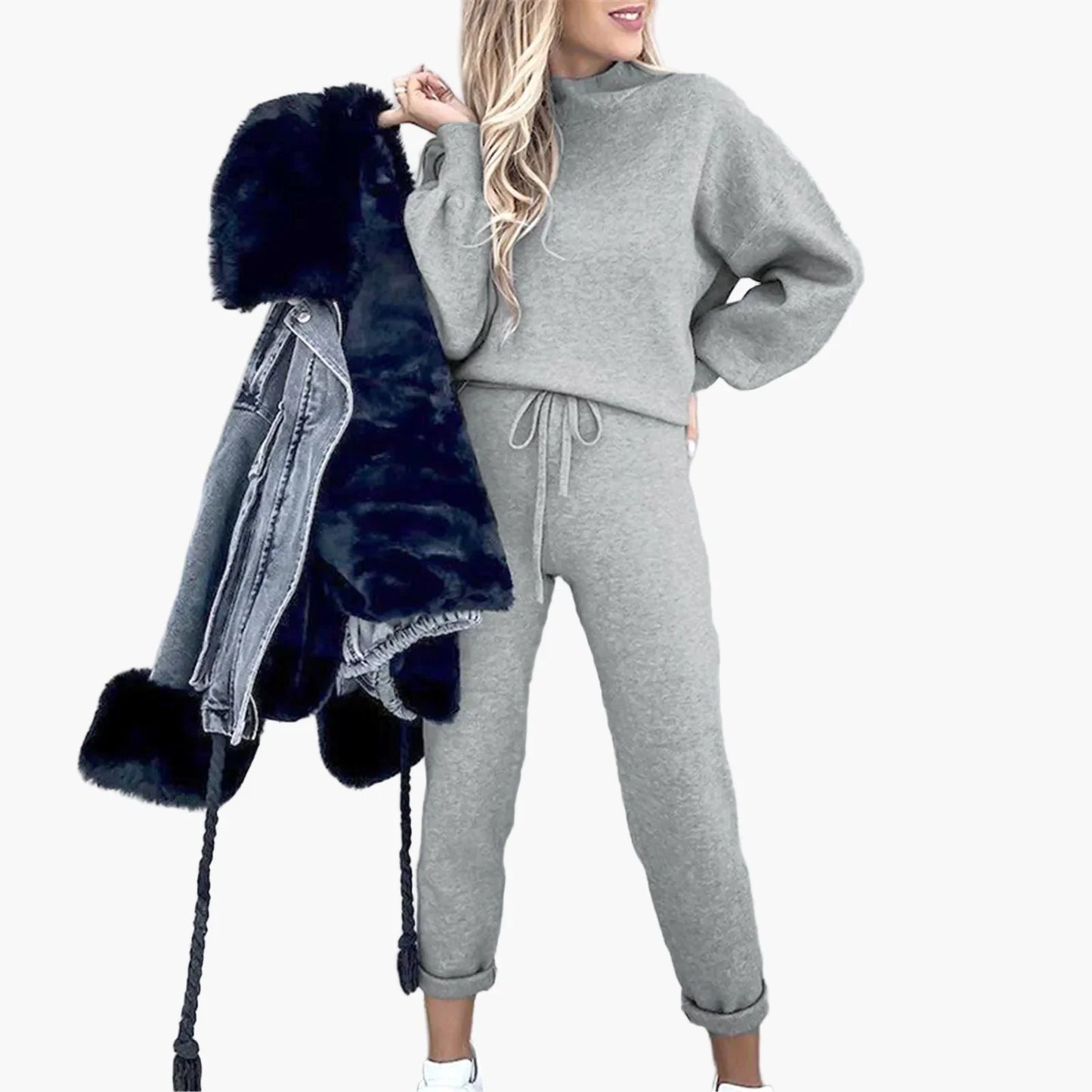 Damers tvådelat set – modernt och avslappnat streetwear för vardag och fritid