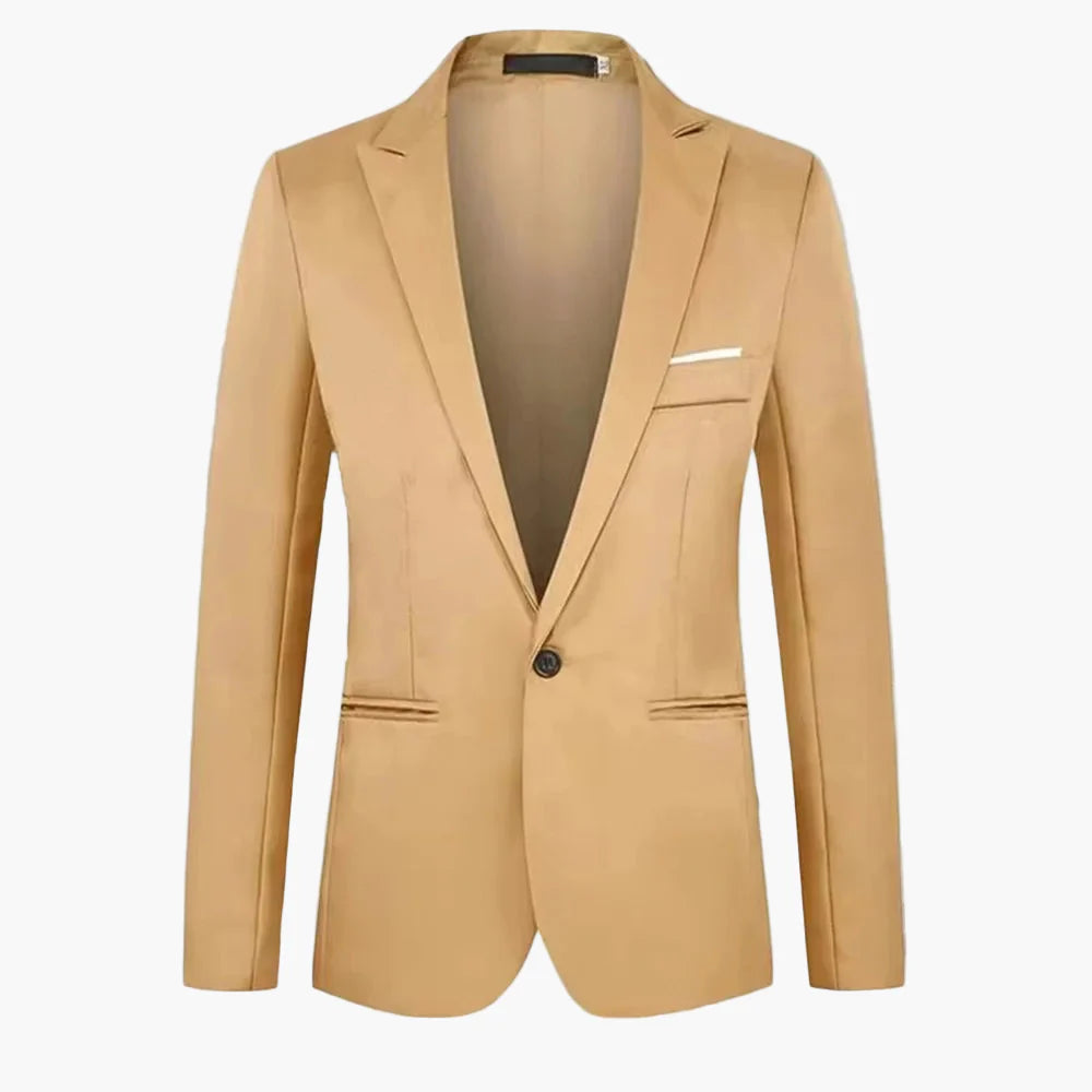 Herrkavaj Slim Fit Elegant Affärslook – Perfekt för Kontor och Fest