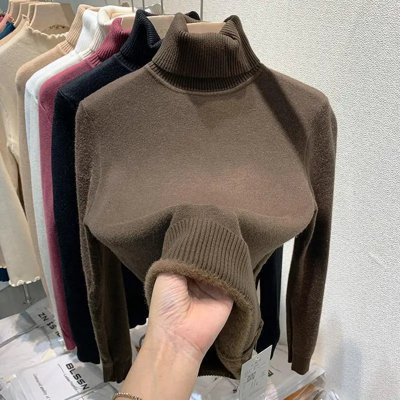Dam Tunn Polotröja Vinter – Elegant Vardagsstil & Värmande Design