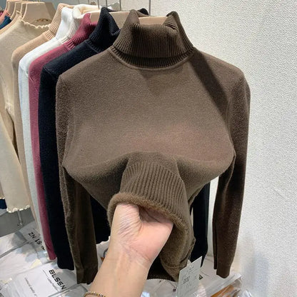 Dam Tunn Polotröja Vinter – Elegant Vardagsstil & Värmande Design