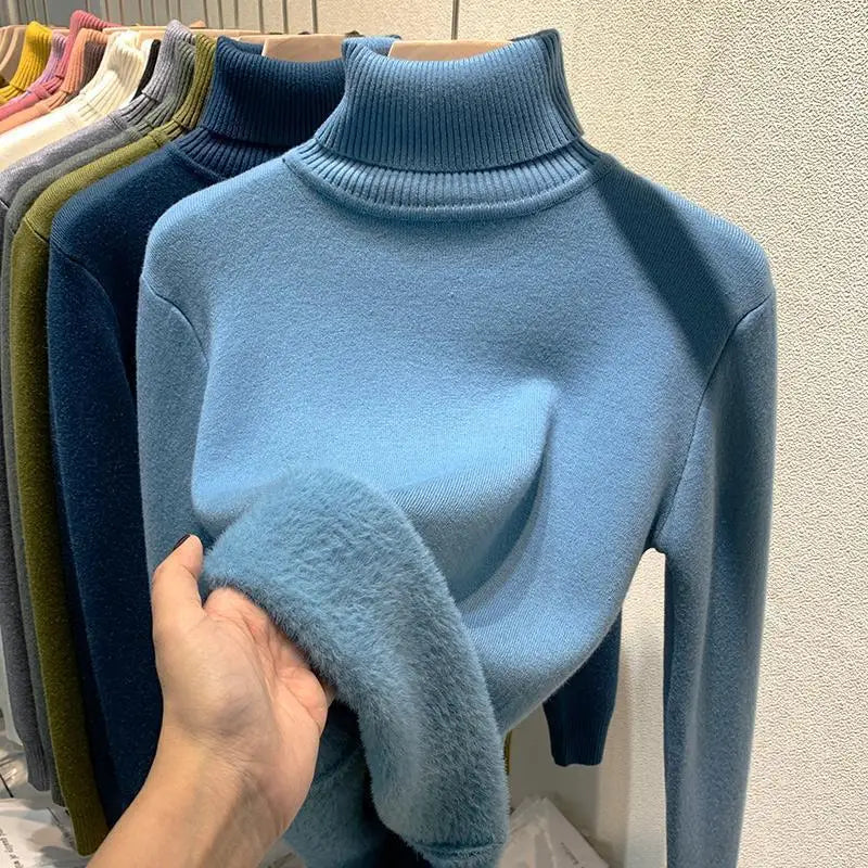 Dam Tunn Polotröja Vinter – Elegant Vardagsstil & Värmande Design