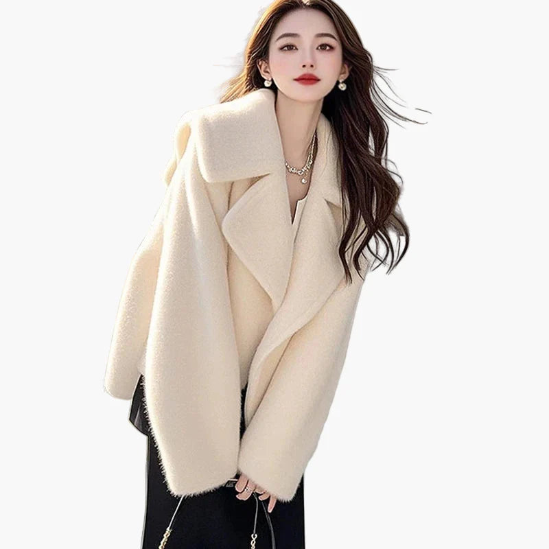 Dam Elegant Oversized Kappa För Vardagsbruk och Mode