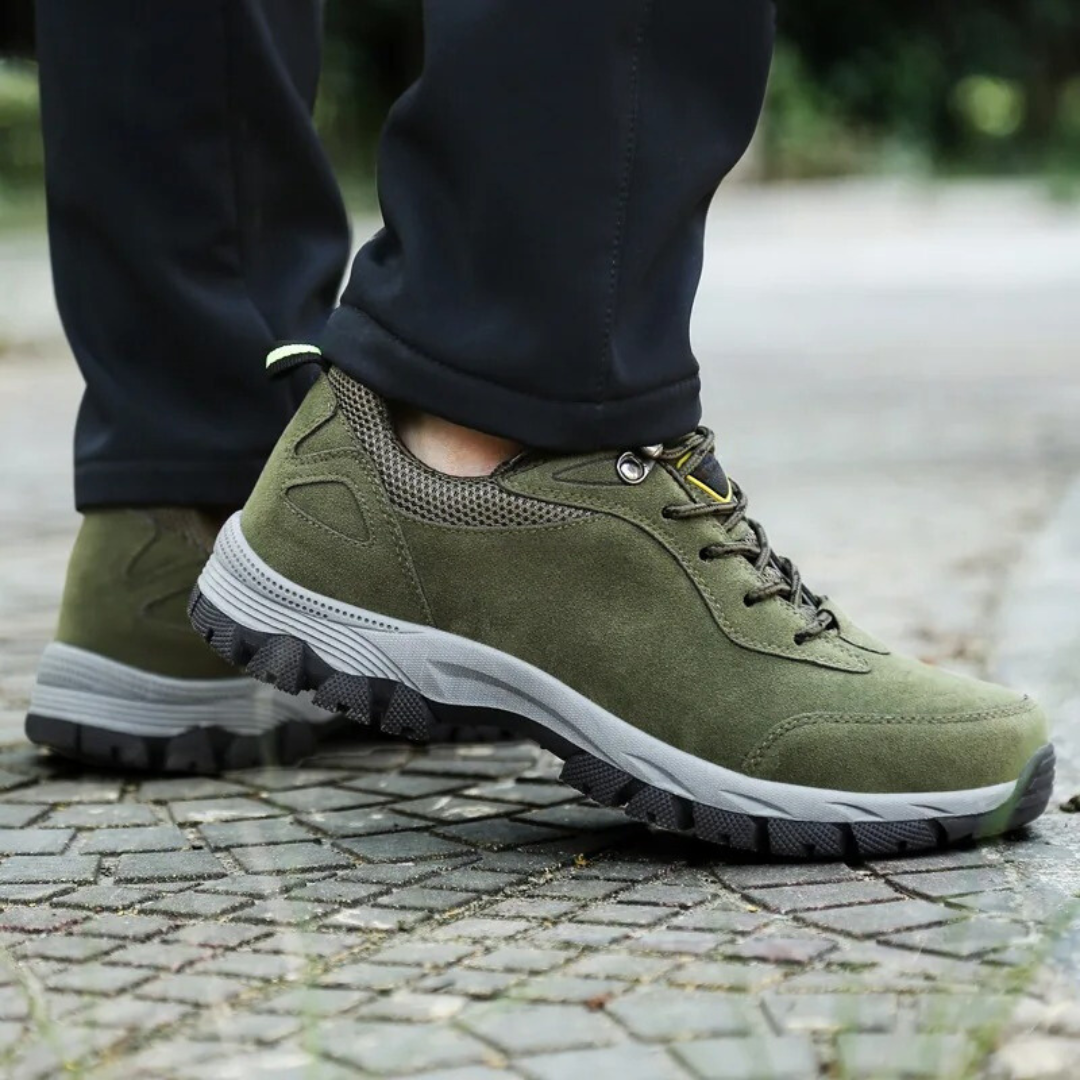 Herr Vandringssko Outdoor – Vattentät och Halkfri Sneaker för Äventyr och Friluftsliv