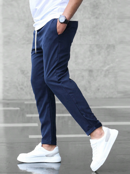 Herr Joggers Slim Fit – Sportiga och Eleganta Byxor för Vardagsbruk och Träning