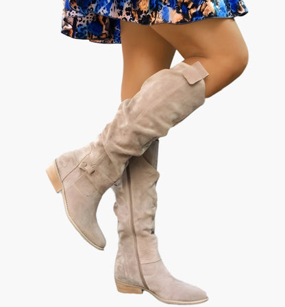 Damstövlar Knähöga Klassiska Boots för Mode och Vardag
