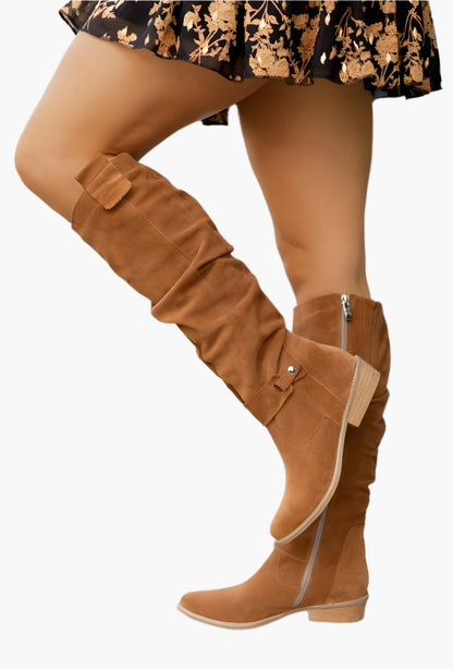 Damstövlar Knähöga Klassiska Boots för Mode och Vardag