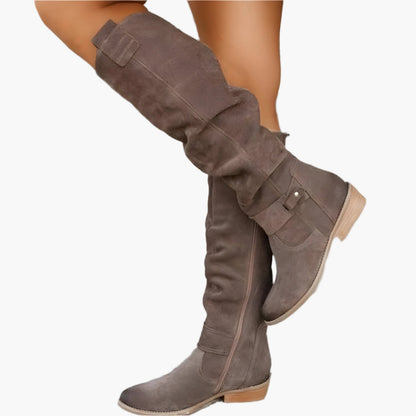 Damstövlar Knähöga Klassiska Boots för Mode och Vardag