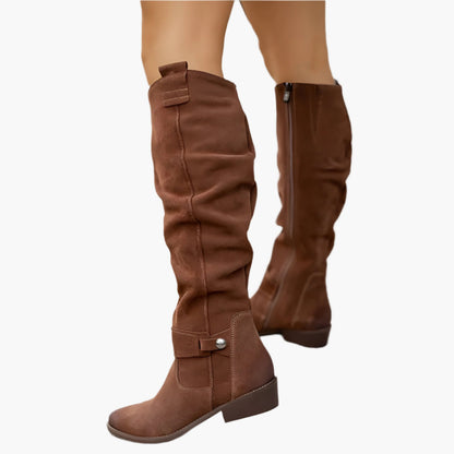 Damstövlar Knähöga Klassiska Boots för Mode och Vardag