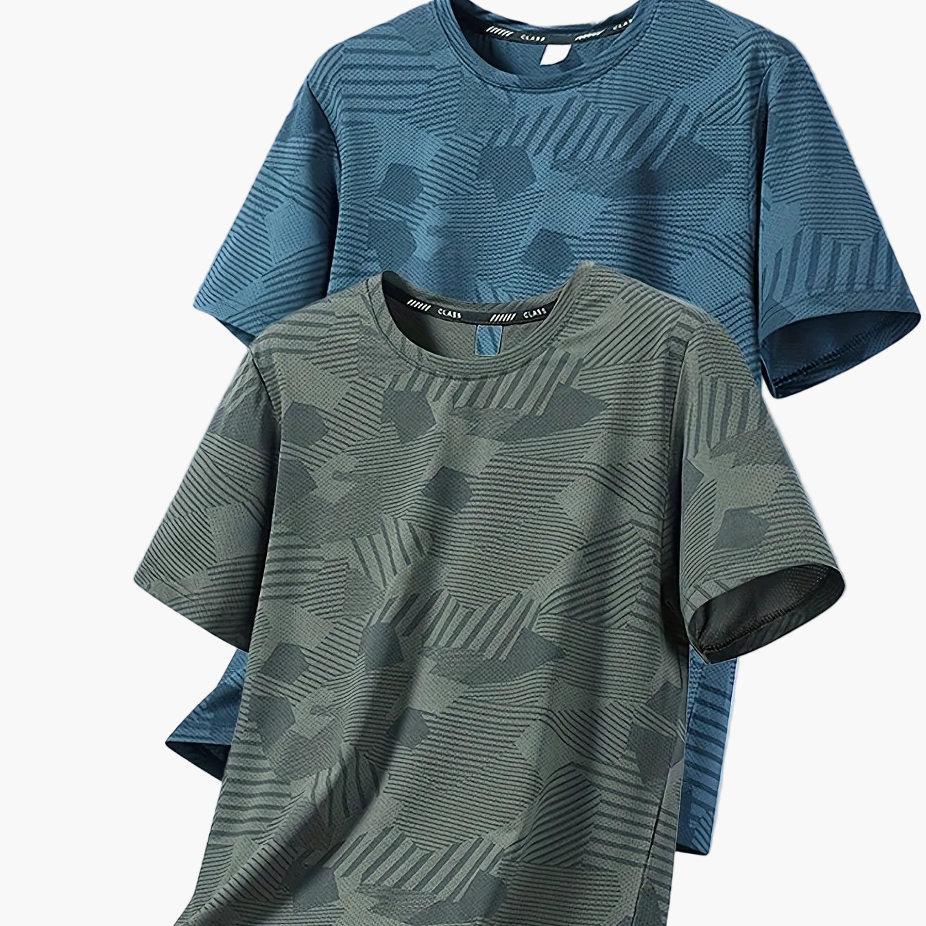 Herr T-shirt Set – Avslappnad Tropisk Stil, Perfekt för Vardagsbruk och Semester