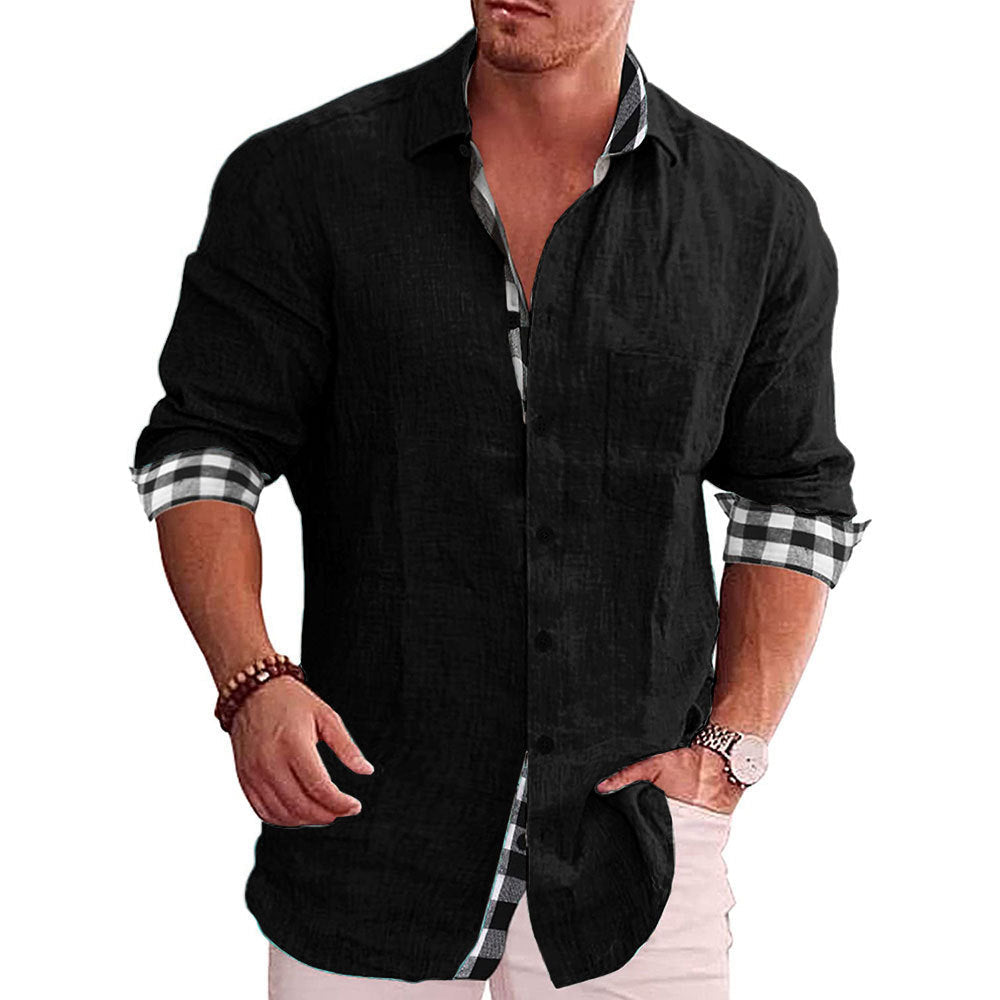 Owen – Långärmad Herrskjorta i Casual Stil