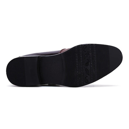 Herr Elegant Affärssko Slip-On med Dragkedja – Klassisk Formell Skostil